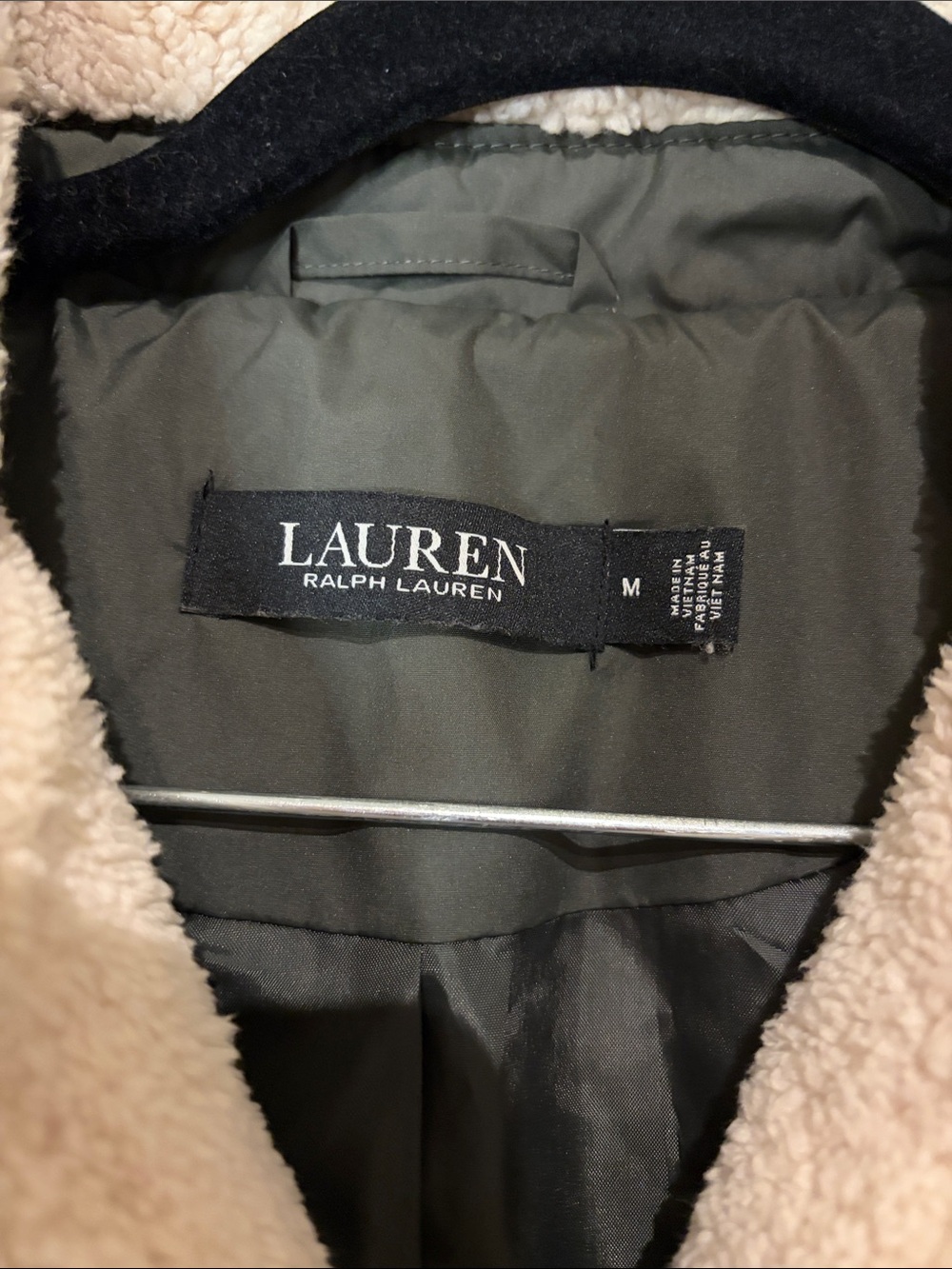 Lauren Ralph Lauren Quilted Puffer Jacket with Sherpa Collar - Picture 2 of 7